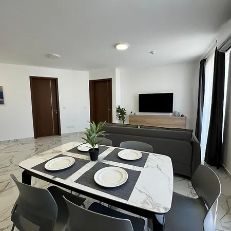 Spacious New 1 Bed With Balcony Apartment Qawra