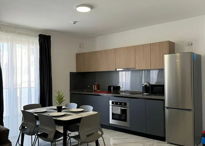 Apartamento Spacious New 1 Bed With Balcony - By Hostmt Qawra